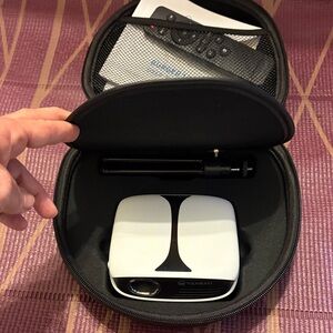 Vankyo Burger 101 Mini Projector with Case